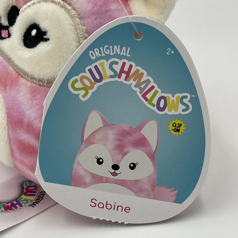 Squishmallows Clip-On‎ Sabine The Fox NWT Squishmallows #023